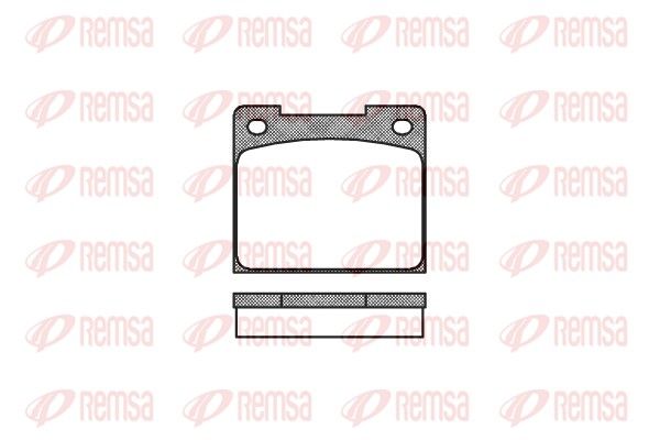 REMSA 0039.00 Brake Pad Set, disc brake