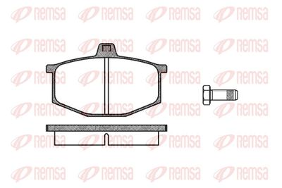 Brake Pad Set, disc brake REMSA 0060.00