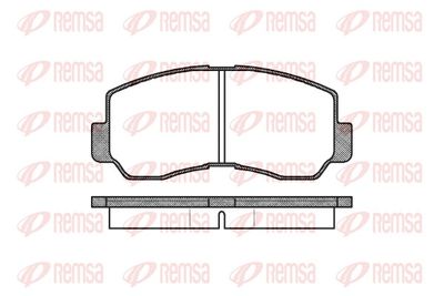 Brake Pad Set, disc brake REMSA 0094.40