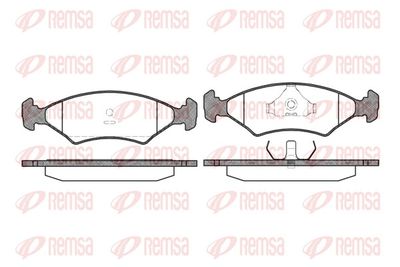 Brake Pad Set, disc brake REMSA 0119.20