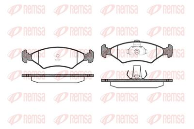 Brake Pad Set, disc brake REMSA 0119.10