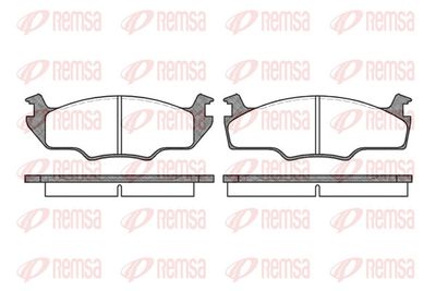 Brake Pad Set, disc brake REMSA 0121.00