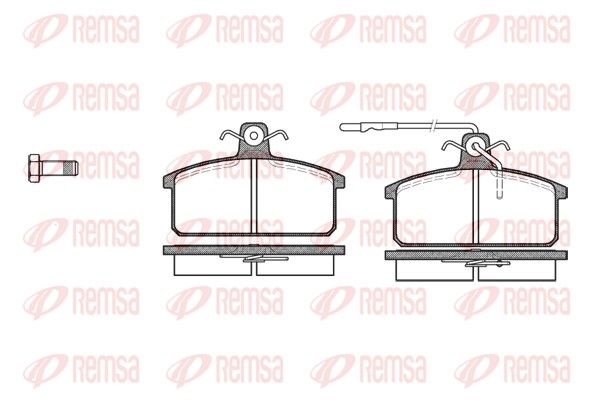 REMSA 0128.32 Brake Pad Set, disc brake