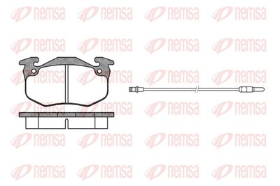 Brake Pad Set, disc brake REMSA 0144.12