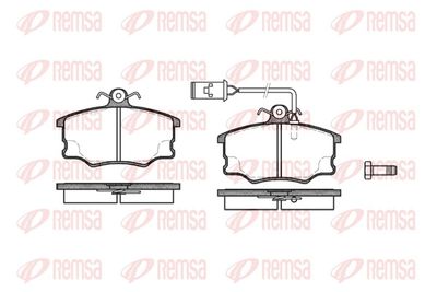 Brake Pad Set, disc brake REMSA 0146.52