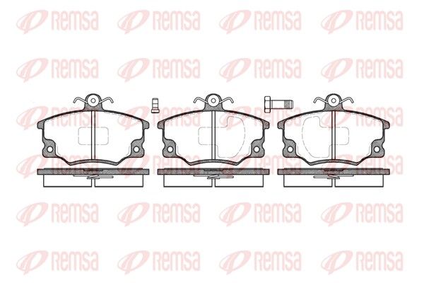 REMSA 0146.80 Brake Pad Set, disc brake