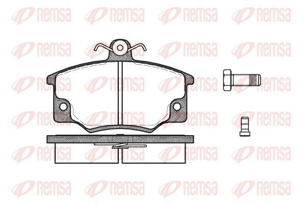 REMSA 0146.04 Brake Pad Set, disc brake