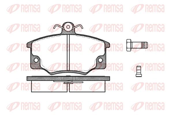 REMSA 0146.44 Brake Pad Set, disc brake