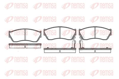 Brake Pad Set, disc brake REMSA 0147.22