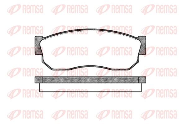 REMSA 0149.10 Brake Pad Set, disc brake