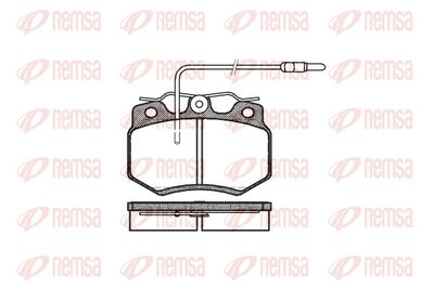 Brake Pad Set, disc brake REMSA 0170.04