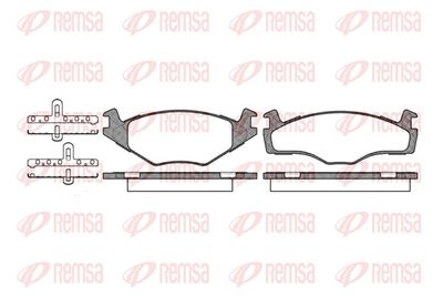 Brake Pad Set, disc brake REMSA 0171.60