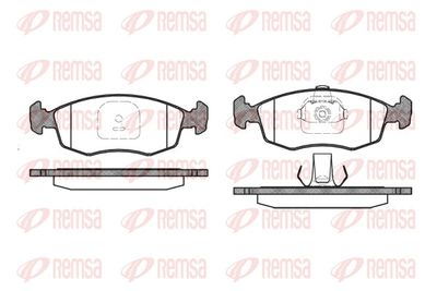 Brake Pad Set, disc brake REMSA 0172.10