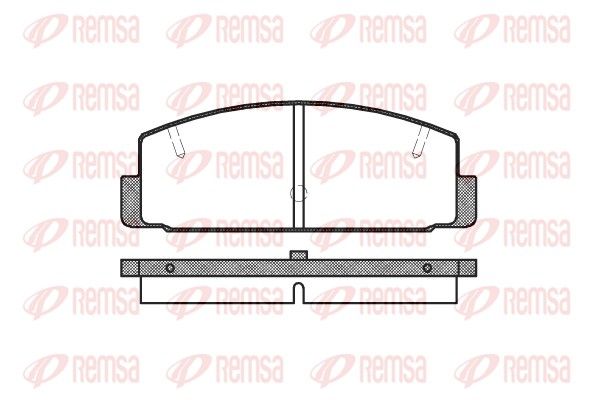 REMSA 0179.20 Brake Pad Set, disc brake