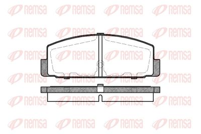 Brake Pad Set, disc brake REMSA 0179.30