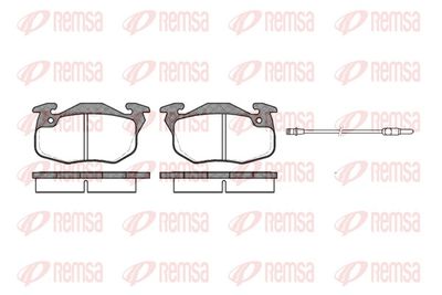 Brake Pad Set, disc brake REMSA 0192.22