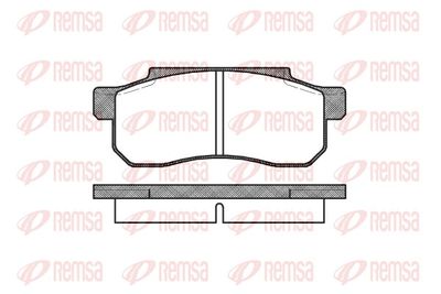 Brake Pad Set, disc brake REMSA 0203.00