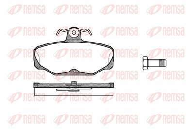 Brake Pad Set, disc brake REMSA 0205.00