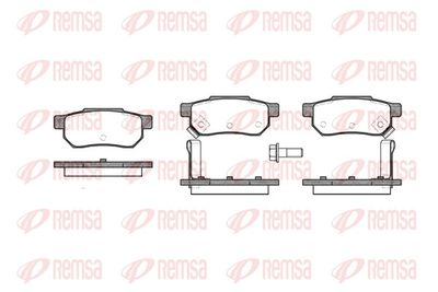 Brake Pad Set, disc brake REMSA 0233.12