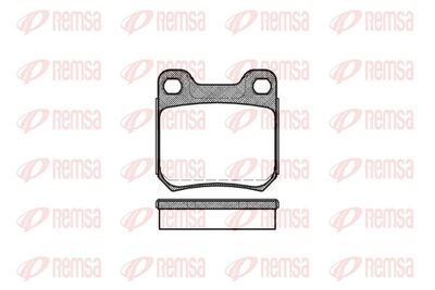 Brake Pad Set, disc brake REMSA 0239.60