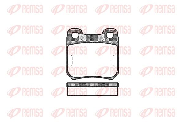 REMSA 0239.10 Brake Pad Set, disc brake