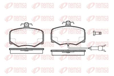 Brake Pad Set, disc brake REMSA 0246.12