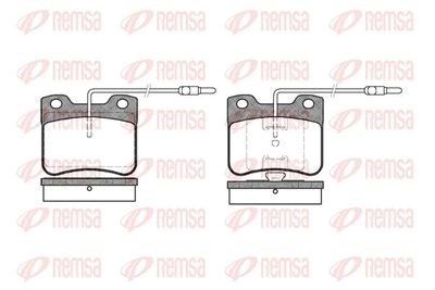 Brake Pad Set, disc brake REMSA 0247.04