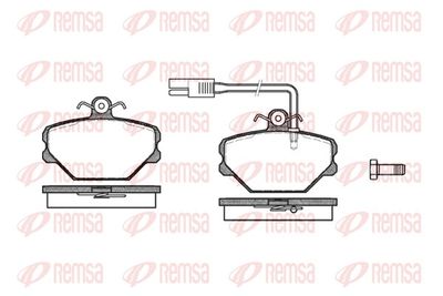 Brake Pad Set, disc brake REMSA 0264.12