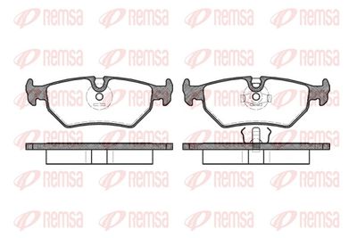 Brake Pad Set, disc brake REMSA 0265.10