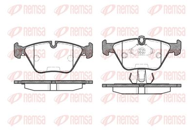 Brake Pad Set, disc brake REMSA 0270.25