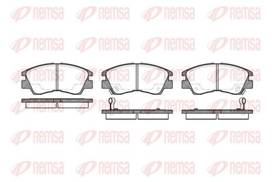 Brake Pad Set, disc brake REMSA 0275.02