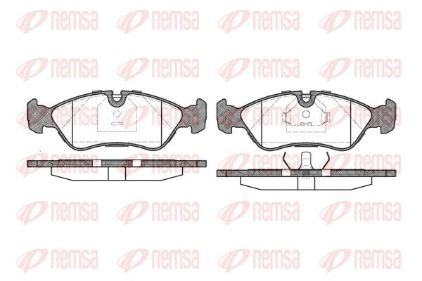 REMSA 0286.20 Brake Pad Set, disc brake