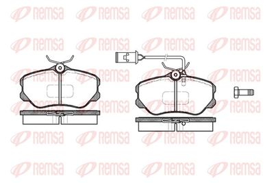 Brake Pad Set, disc brake REMSA 0303.12