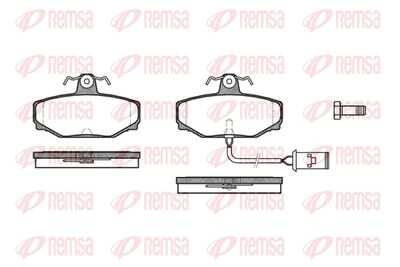 Brake Pad Set, disc brake REMSA 0304.02