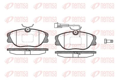 Brake Pad Set, disc brake REMSA 0305.12