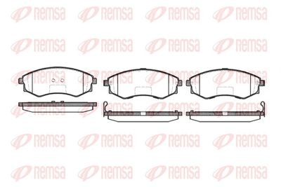 Brake Pad Set, disc brake REMSA 0318.52