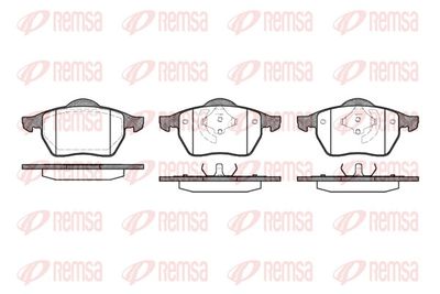 Brake Pad Set, disc brake REMSA 0390.01