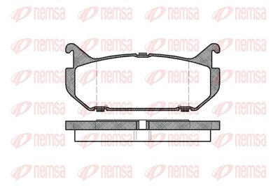 Brake Pad Set, disc brake REMSA 0416.00