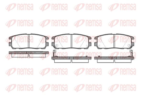 REMSA 0426.02 Brake Pad Set, disc brake