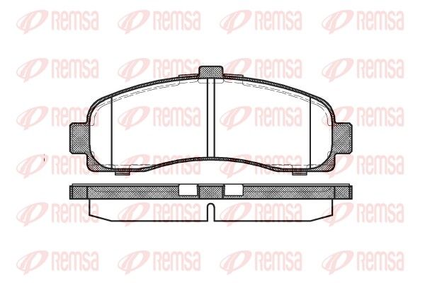 REMSA 0431.10 Brake Pad Set, disc brake