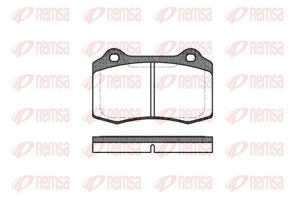 REMSA 0434.30 Brake Pad Set, disc brake