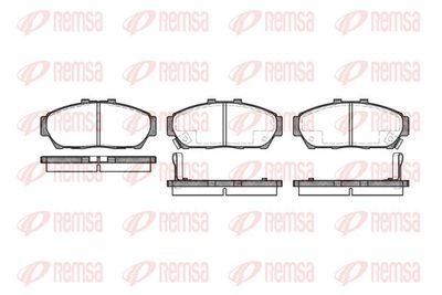 Brake Pad Set, disc brake REMSA 0464.02