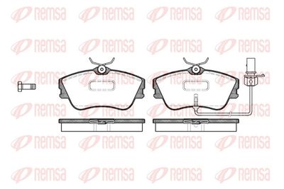 Brake Pad Set, disc brake REMSA 0480.21