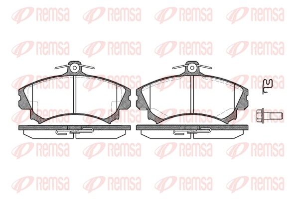 REMSA 0590.02 Brake Pad Set, disc brake