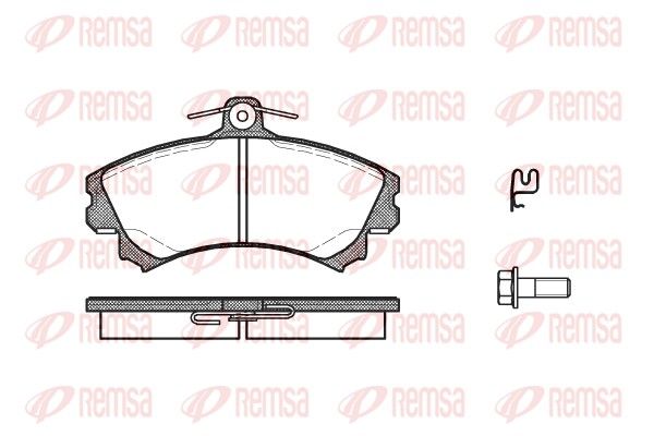 REMSA 0590.21 Brake Pad Set, disc brake