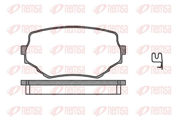 REMSA 0594.02 Brake Pad Set, disc brake