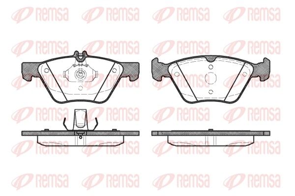 REMSA 0601.20 Brake Pad Set, disc brake