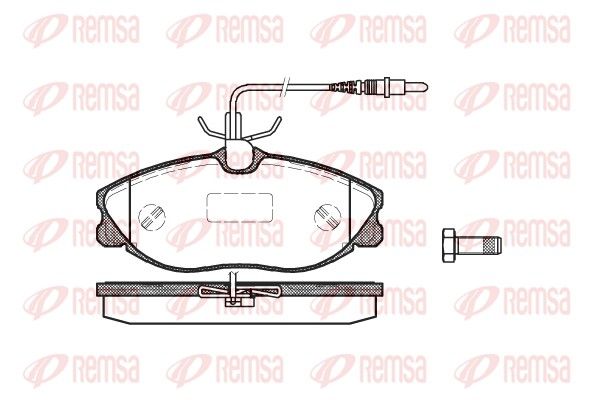 REMSA 0604.04 Brake Pad Set, disc brake