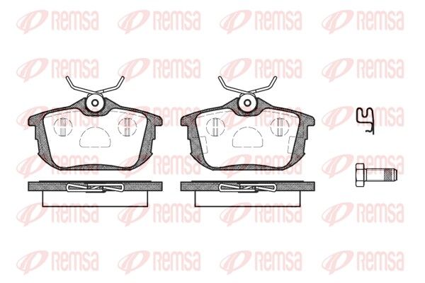 REMSA 0605.12 Brake Pad Set, disc brake