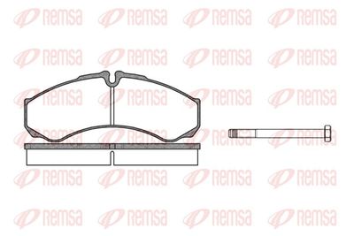 Brake Pad Set, disc brake REMSA 0651.00